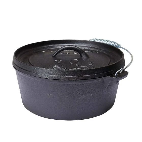 Campfire Pre Seasoned Cast Iron Camp Oven 4.5 Quart 3 Campfire Pre Seasoned Cast Iron Camp Oven 4.5 Quart