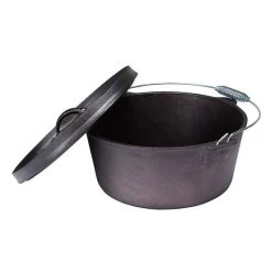 Campfire Pre Seasoned Cast Iron Camp Oven 9 Quart -SeaToSummit sales BCF 213608 02 hi res