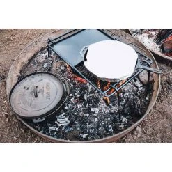 Campfire Pre Seasoned Cast Iron Camp Oven 9 Quart -SeaToSummit sales BCF 213608 10 hi res