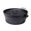 Campfire Pre Seasoned Cast Iron Camp Oven 12 Quart 2 Campfire Pre Seasoned Cast Iron Camp Oven 12 Quart -SeaToSummit sales BCF 213609 00 hi res