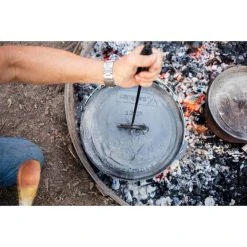 Campfire Pre Seasoned Cast Iron Camp Oven 12 Quart -SeaToSummit sales BCF 213609 09 hi res
