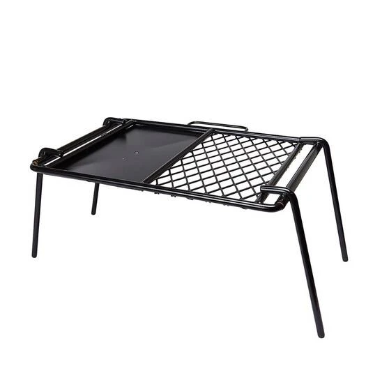 Campfire Mesh Grill And Flat Plate Combo 46x33cm 3 Campfire Mesh Grill And Flat Plate Combo 46x33cm