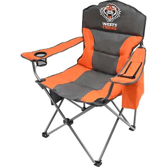 NRL Wests Tigers Camp Chair 4 NRL Wests Tigers Camp Chair - Image 2