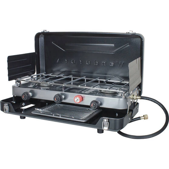 Wanderer LPG Portable Stove With Grill 2 Burner 4 Wanderer LPG Portable Stove With Grill 2 Burner - Image 2