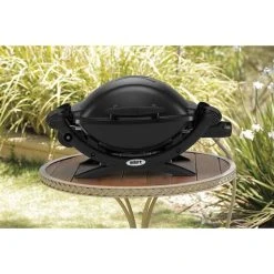 Weber Black Baby Q (Q1000) LP BBQ 30 Weber Black Baby Q (Q1000) LP BBQ -SeaToSummit sales BCF 395241 14 hi res