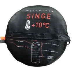 Wanderer Singe +10C Hooded Sleeping Bag 9 Wanderer Singe +10C Hooded Sleeping Bag -SeaToSummit sales BCF 521035 03 hi res