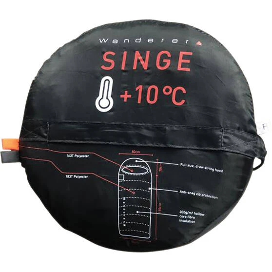 Wanderer Singe +10C Hooded Sleeping Bag 6 Wanderer Singe +10C Hooded Sleeping Bag - Image 4