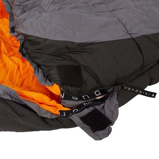 Wanderer Youth RawFlame 0C Hooded Sleeping Bag Grey / Orange 4 Wanderer Youth RawFlame 0C Hooded Sleeping Bag Grey / Orange - Image 2