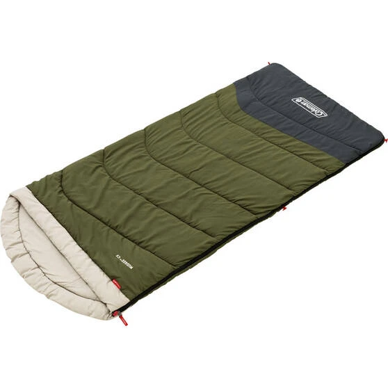 Coleman Mudgee +5C Tall Hooded Sleeping Bag 4 Coleman Mudgee +5C Tall Hooded Sleeping Bag - Image 2