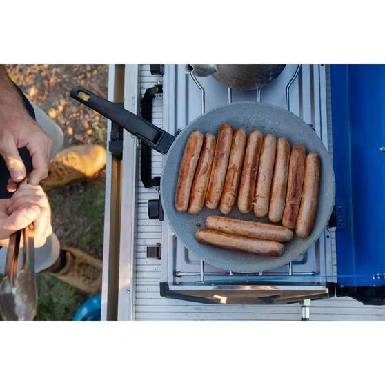 Campfire Frypan With Detachable Handle 28cm 4 Campfire Frypan With Detachable Handle 28cm - Image 2