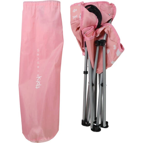 Wanderer Kids' Camping Fun Camp Chair Pink 4 Wanderer Kids' Camping Fun Camp Chair Pink - Image 2