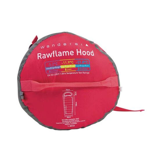 Wanderer Youth RawFlame -5.2C Hooded Sleeping Bag 7 Wanderer Youth RawFlame -5.2C Hooded Sleeping Bag - Image 5