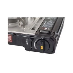 Gasmate Travelmate II SS Double Butane Stove With Hotplate -SeaToSummit sales BCF 579914 02 hi res