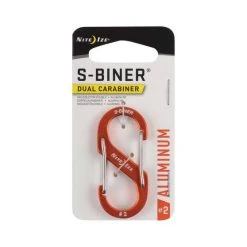 Nite Ize S Biner Dual Carabiner Aluminium No.2 Orange