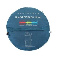 Wanderer Grand Nepean +7.7C Cotton Hooded Sleeping Bag 16 Wanderer Grand Nepean +7.7C Cotton Hooded Sleeping Bag -SeaToSummit sales BCF 582093 06 hi res