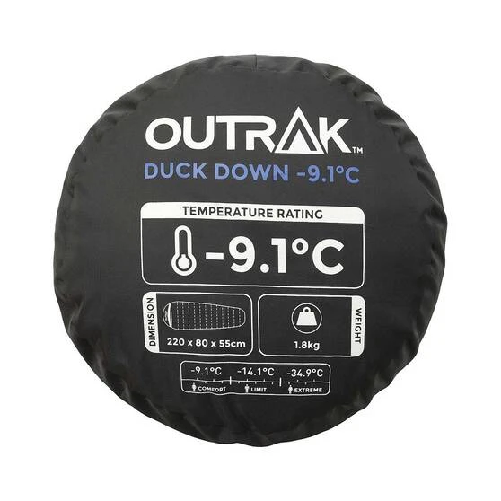 Outrak Duck Down -9.1C Sleeping Bag 9 Outrak Duck Down -9.1C Sleeping Bag - Image 7