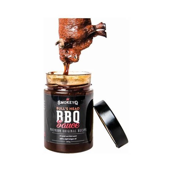 Smokey Q Bull's Head BBQ Sauce 380G 3 Smokey Q Bull's Head BBQ Sauce 380G