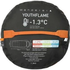 Wanderer YouthFlame -1.3°C Hooded Sleeping Bag Orange -SeaToSummit sales BCF 628857 06 orange hi res