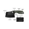 Gerber Tri-Tip Mini Cleaver Black-Green -SeaToSummit sales BCF 631856 01 hi res