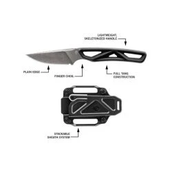 Gerber Exo Mod Fixed Blade Caper Knife Black -SeaToSummit sales BCF 631857 03 hi res