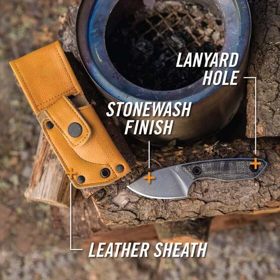 Gerber Stowe Micarta Fixed Blade Knife 4 Gerber Stowe Micarta Fixed Blade Knife - Image 2