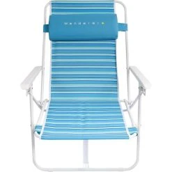 Wanderer Seafoam Stripe Beach Chair