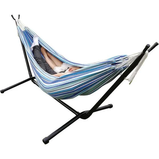 Wanderer Seafoam Stripe Double Hammock 6 Wanderer Seafoam Stripe Double Hammock - Image 4