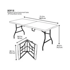 Peakform 6ft Centrefold Blow Mould Folding Table -SeaToSummit sales BCF 634100 04 hi res