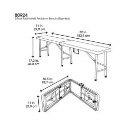 Peakform 6ft Centrefold Blow Mould Bench Seat 17 Peakform 6ft Centrefold Blow Mould Bench Seat -SeaToSummit sales BCF 634173 04 hi res