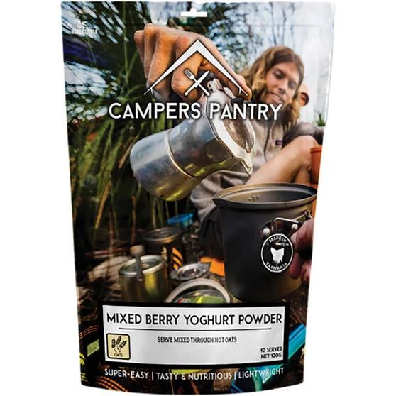 Campers Pantry Mixed Berry Yoghurt Powder 10 Serves 3 Campers Pantry Mixed Berry Yoghurt Powder 10 Serves