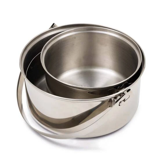 Campfire 4 Piece Stainless Steel Pots 4 Campfire 4 Piece Stainless Steel Pots - Image 2