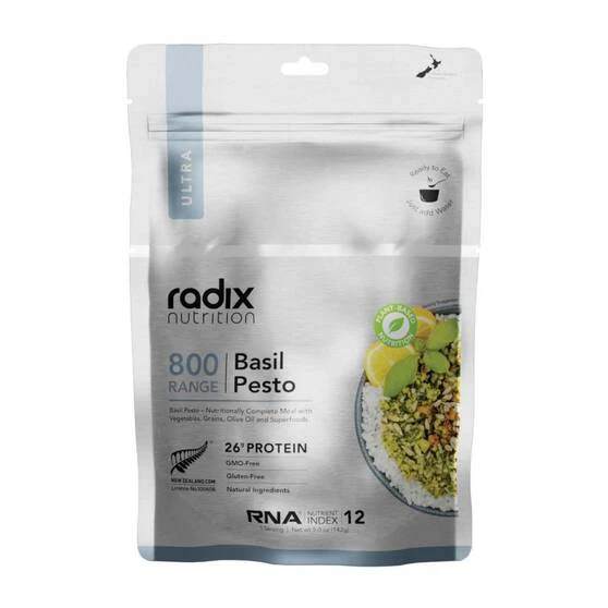 Radix Nutrition Freeze Dried Plant Based Basil Pesto Ultra 800kcal 3 Radix Nutrition Freeze Dried Plant Based Basil Pesto Ultra 800kcal