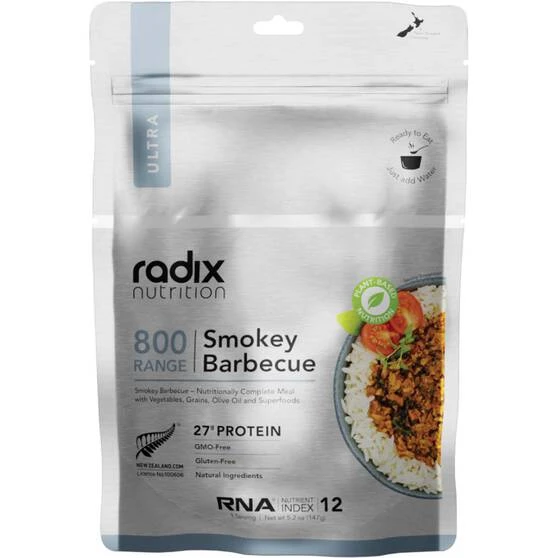 Radix Nutrition Freeze Dried Plant Based Smokey BBQ Ultra 800kcal 3 Radix Nutrition Freeze Dried Plant Based Smokey BBQ Ultra 800kcal