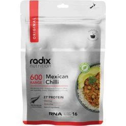 Radix Nutrition Freeze Dried Plant Based Mexican Chilli 600kcal