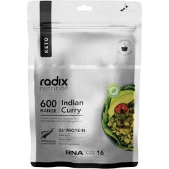 Radix Nutrition Freeze Dried Plant Based Keto Indian Curry 600kcal